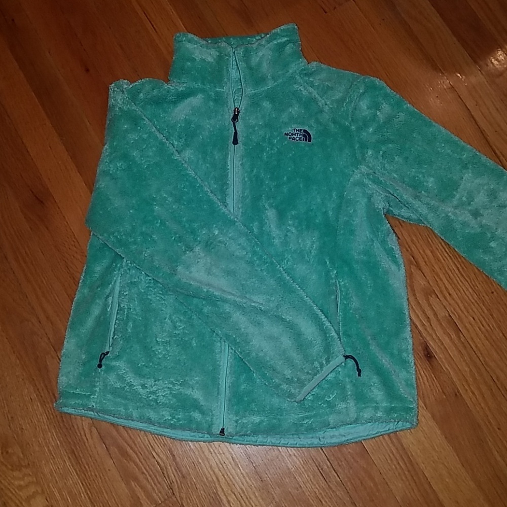 North Face fuzzy jacket